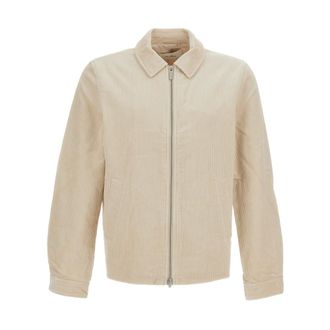 Les Deux Heren, Jassen, Beige, Maat: S Corduroy