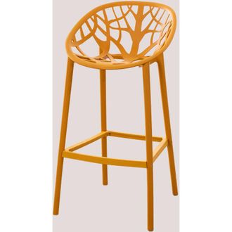 Sklum Sklum - Pack De 4 Taburetes Altos De Jard&iacute;n En Polipropileno Ores