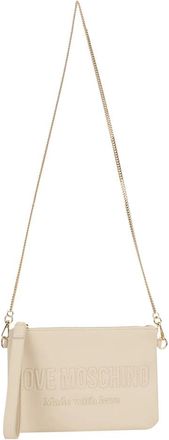 Love Moschino Borsa a tracolla con catena - - Bags - Donna - Beige - ONE SIZE