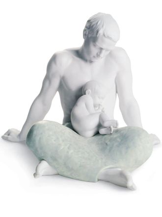 Lladro De Father porseleinen sculptuur (22cm x 27cm) - Wit