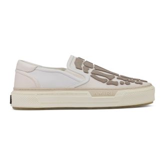Amiri White Skel Top Slip On Sneakers