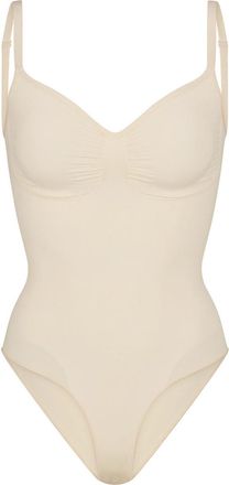 SKIMS Seamless Sculpt Brief Bodysuit - Cream - Xxs (UK4 / Xxs)