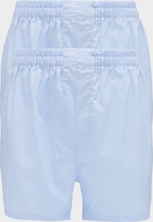 Neiman Marcus Men & apos;s 2-Pack Cotton Boxers
