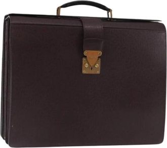 Louis Vuitton Pre-owned Vintage Handtas - Dames - Vintage Handtas - Bruin - ONE Size - Leer - Vintage