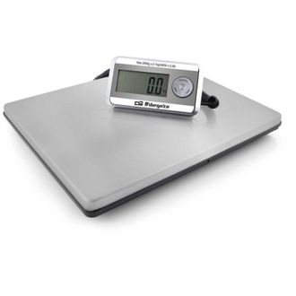 Orbegozo Orbegozo - Pc 5500, B&aacute;scula Cocina Industrial, Capacidad M&aacute;xima 200 Kg, Funci&oacute;n Tara, A Pilas Y Con Adaptador De Corriente, Indicador Bateria Baja, Su