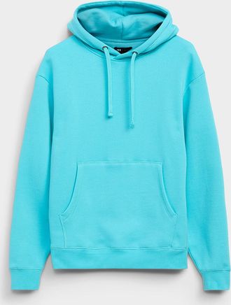 Le 31 Mens Fleece-lined raglan hoodie