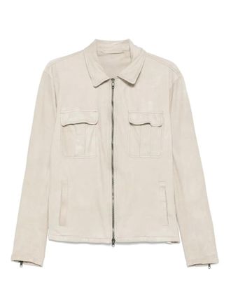 Salvatore Santoro Giacca in pelle - Toni neutri