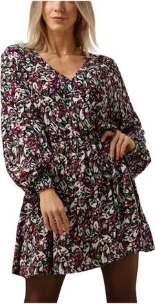 ALIX The Label Floral Wrap Dress - Dames - Korte kleedjes - Veelkleurig - XS - Kleedjes