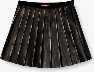 Diesel Gonna O-Saka-Mini in eco-pelle - DIESEL - gender_Woman