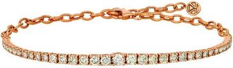 Le Vian 14K Rose Gold 2.00 Ct. Tw. Diamond Adjustable Bracelet