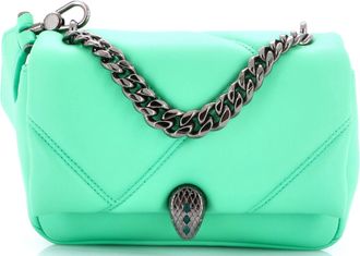 Bulgari Serpenti Cabochon Shoulder Bag Diagonal Quilted Leather Mini