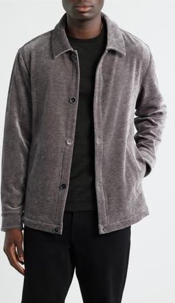 Robert Barakett Rhodes Overshirt in Grey at Nordstrom Rack, Size Xx-Large