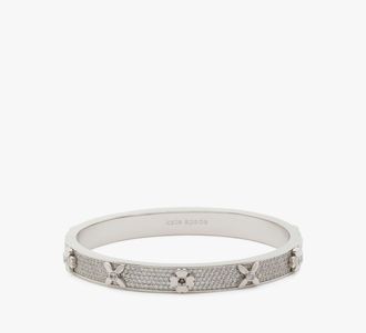 Kate Spade New York Heritage Bloom Hinged Bangle