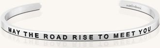 Mantra May The Road Rise To Meet You bracelet in Silver at Nordstrom