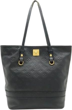 Louis Vuitton Pre-owned Citadin Monogram Empreinte Tote Bag - Dames - Vintage Shopper - Blauw - ONE Size - Leer - Vintage