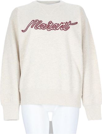 Isabel Marant Rise Relaxed-Fit Embroidered Cotton-Blend Sweatshirt