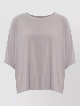 Norma Kamali short sleeve boxy cut t shirt