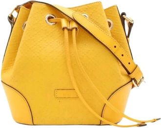 Gucci Borsa a spalla Pre-owned Diamante in pelle 354229 - - Pre-owned - Donna - Giallo - ONE SIZE
