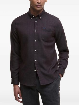 Barbour Camicia con applicazione - Marrone
