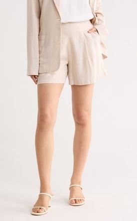 Matty M Linen Blend Shorts in Sand at Nordstrom Rack, Size X-Large
