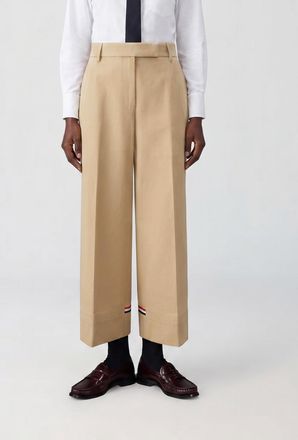 Thom Browne Pantaloni cropped fit Thom Browne in cotone