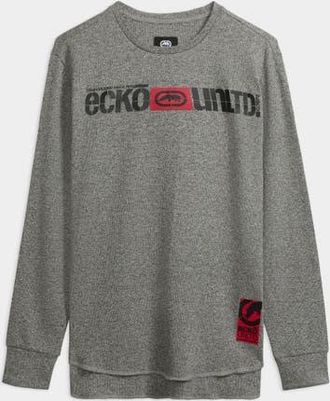 Ecko Legacy Thermal Long Sleeve Shirt in Grey Marled at Nordstrom, Size Medium L