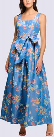 Shoshanna Wren Dress In Sky Multi