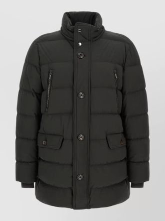 Moorer gorner kn hooded long padded coat