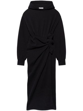 Balenciaga Jurk met capuchon - Zwart