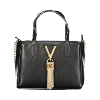 Valentino Handbags, female, Black, Size: ONE SIZE Polyethylene Handbag with Top Handle