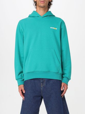 Barrow Felpa con cappuccio in cotone stampata Barrow