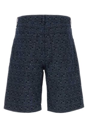 Fendi Flp369aux4 F0buz Indigo Exterior: Cotton Short