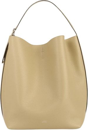 Toteme Medium Belted Tote - Dames - Schoudertassen - Beige - ONE Size - Leer - Tassen