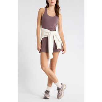 Zella Outscore Racerback Tennis Dress in Grey Plum at Nordstrom Rack, Size X-Large