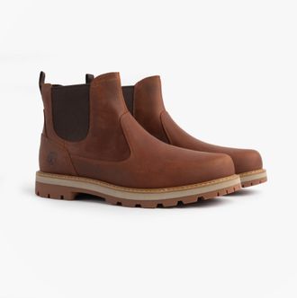 Timberland Britton Road Mid Heren Chelsea Boots Rust