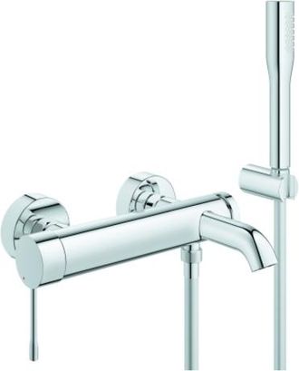 GROHE Mezcladora De Ba&ntilde;o De Gasolina Grohe Con Set De Ducha Cromada