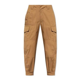 Alexander McQueen Cargo zak broek - Heren - Wijde Broeken - Bruin - XL - Katoen - Broeken