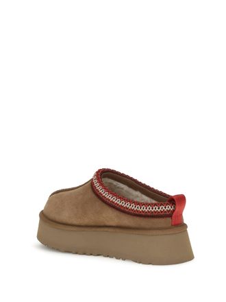 UGG Womens Suede Mules Tazz Ii Chestnut Upper: Sandal