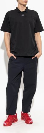 Oakley T-shirt With A Collar, Mens, Black