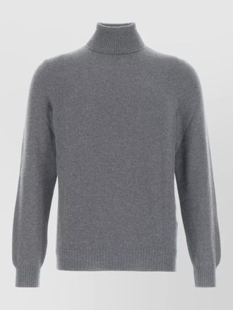 Fedeli cashmere turtleneck sweater long sleeves
