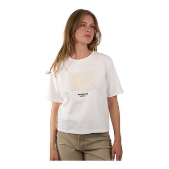 Max Mara Dames, Tops, Wit, Maat: XL Katoen