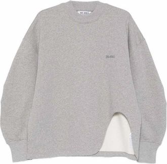 The Attico Asymmetric Cotton Sweatshirt