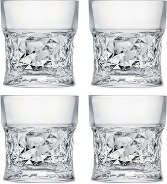 Barski Set Of 4 10.5Oz Dof Tumbler Glasses