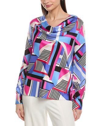 Karl Lagerfeld Karl Lagerfeld Satin Back Blouse