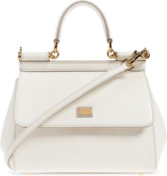Dolce & Gabbana Handtas Sicily Medium - Dames - Handtassen - Wit - ONE Size - Tassen