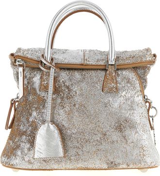 Maison Margiela Silver Lambskin Womens Handbag