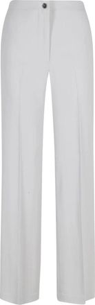 Seventy Rechte Broek - Dames - Straight fit broeken - Grijs - M - Leer - Broeken