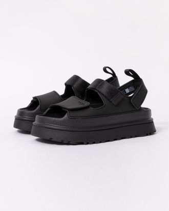 UGG Womens Goldenglow Sandal in Black - Size UK 5