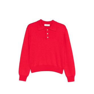 Dunst Button Collared Polo Shirt