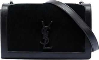 Saint Laurent Pre-owned The Book bag - Dames - Vintage Schoudertas - Zwart - ONE Size - Leer - Vintage
